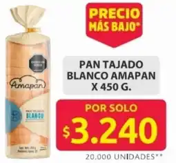 Ara Amapan pan tajado blanco oferta