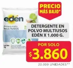 Ara Edén detergente en polvo multiusos oferta