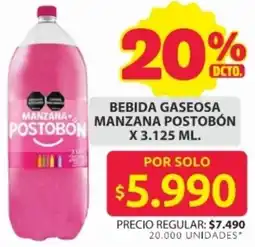 Ara Manzana postobón bebida gaseosa oferta