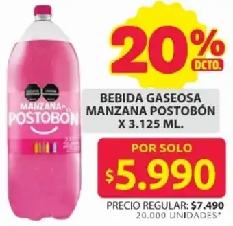 Manzana postobón bebida gaseosa