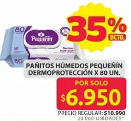 Ara Pañitos humedos pequeñín dermoprotección oferta