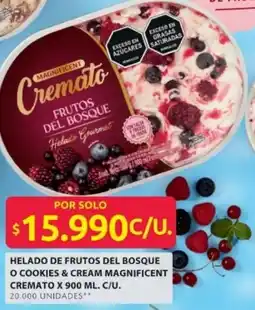 Ara Cremato helado de frutos del bosque o cookies & cream magnificent oferta