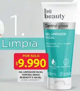 Ara Be beauty gel limpiador facial control grasa oferta