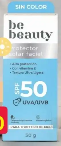 Ara Be beauty bloqueador facial sin color oferta