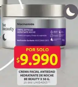 Ara Be beauty crema facial antiedad hidratante de noche oferta