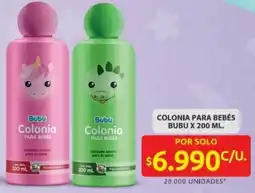 Ara Bubu colonia para bebés oferta