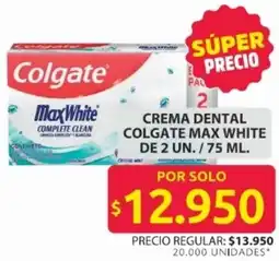 Ara Colgate max white crema dental oferta