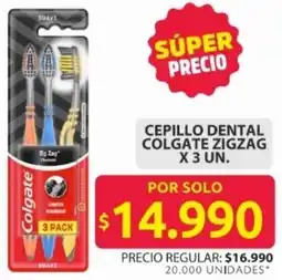 Ara Colgate cepillo dental zigzag oferta