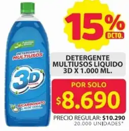 Ara Detergente multiusos multiusos liquido 3d oferta