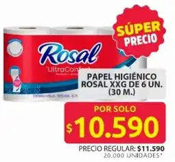 Ara Rosal papel higiénico oferta