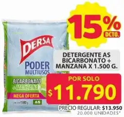 Ara Dersa detergente as bicarbonato + manzana oferta