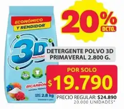 Ara 3D detergente polvo primaveral oferta