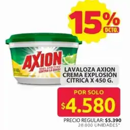 Ara Axion lavaloza crema explosión citrica oferta