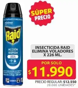 Ara Raid insecticida elimina voladores oferta