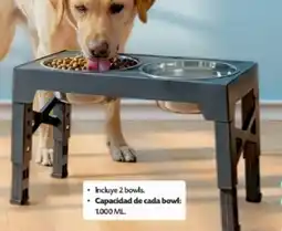 Ara Comedero alto plegable para mascotas oferta