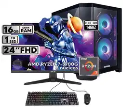 Falabella PC GAMER RYZEN 7-5700G 16GB 1TB SSD MONITOR ASUS TUF 24 FHD oferta