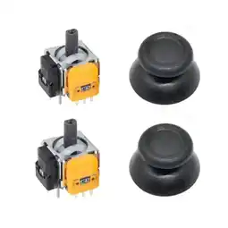 Falabella 2 Joystick Magneticos Anti- Drift + 2 Capuchas Compatible Con Ps4 oferta