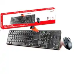 Falabella Combo Teclado Y Mouse Slimstar C126 Teclas Planas oferta