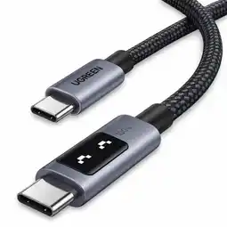 Falabella Cable USB-C 100W con Pantalla Inteligente Carga Súper Rápida para Laptop y Celular oferta