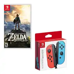Falabella Control Switch Joy-con Neon Con Juego The Legend Of Zelda Breath Of The Wild oferta