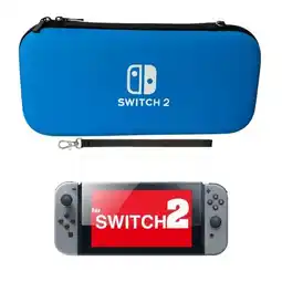 Falabella Estuche Rígido Azul + Vidrio Compatible Con Switch 2 oferta