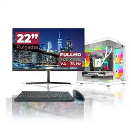 Falabella Computador Gamer Ryzen 7 5700G SSD 512GB M2 RAM 16GB Monitor 22 121513 oferta