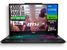 Falabella PORTATIL CYBORG 15 INTEL CORE 7 240H RTX 5060 8GB SSD 4TB RAM 40GB 15.6 FHD 144HZ oferta