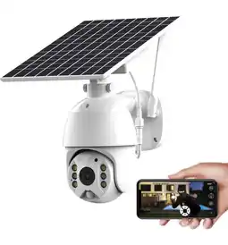 Falabella Cámara Inteligente IP Wifi Exteriores Carga Solar 1080P Full HD PTZ oferta