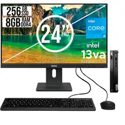 Falabella COMPUTADOR TINY INTEL CORE I5-13420H SSD 256GB RAM 8GB 24 FHD E24-40 oferta