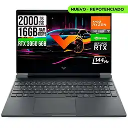 Falabella VICTUS AMD RYZEN 7-7445HS RTX 3050 6GB SSD 2TB RAM 16GB LED 15,6 FHD 144Hz oferta