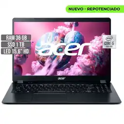 Falabella Portátil Aspire 3 Intel Core i5 1TB SSD 36GB RAM 15.6 oferta