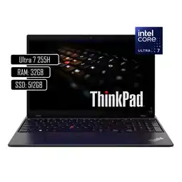 Falabella PORTATIL THINKPAD E16 INTEL ULTRA 7 255H RAM 32GB DDR5/ 512GB M.2/ WIN11 PRO oferta