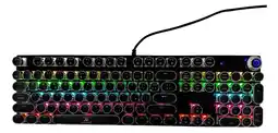 Falabella Teclado Mecánico Rgb Gamer Modelo K200 Teclas Redondas Negro oferta