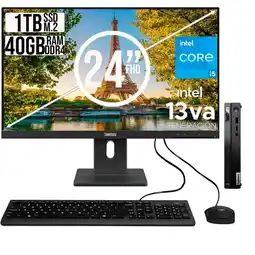 Falabella COMPUTADOR TINY INTEL CORE I5-13420H SSD 1TB RAM 40GB 24 FHD E24-40 oferta