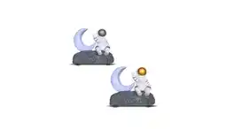 Falabella PARLANTE ASTRONAUTA Y MEDIA LUNA CON LAMPARA oferta