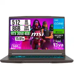 Falabella PORTATIL THIN 15 INTEL I5-13420H RTX 30504GB SSD 512GB RAM 8GB 15.6 FHD 144HZ oferta