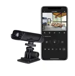 Falabella Camara Discreta W03 Vigilancia Interior Hd Vision Nocturna Negro oferta