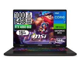 Falabella PORTATIL SWORD 16HX INTEL CORE I7-13700HX RTX4060 8GB SSD 1TB RAM 64GB 16 FHD 165HZ oferta