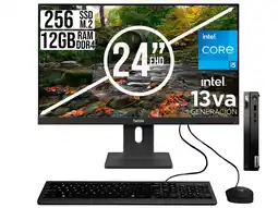 Falabella COMPUTADOR TINY INTEL CORE I5-13420H SSD 256GB RAM 12GB 24 FHD E24-40 oferta
