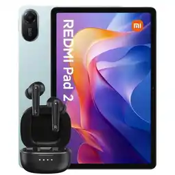 Falabella Tablet Redmi Pad 2 Wi-Fi 11” 4GB Ram 256Gb Verde + Audifonos Genius oferta