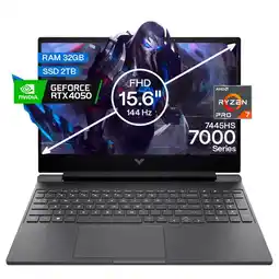 Falabella Portátil Gamer Victus AMD Ryzen 7 32GB/2TB RTX 4050 6GB oferta