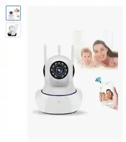 Falabella Cámara De Seguridad Ip Robotica Wifi V380 3 Antenas Color Blanco oferta