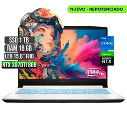 Falabella SWORD INTEL CORE I7-12700H RTX 3070TI 8GB SSD 1TB RAM 16GB LED 15,6 FULL HD 144Hz oferta