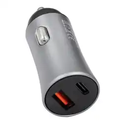 Falabella Cargador Carro Puerto Usb + Tipo C Carga Rapida 24w 31a oferta
