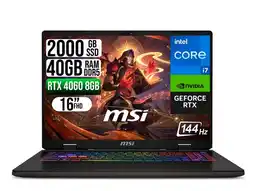 Falabella PORTATIL SWORD 16HX INTEL CORE I7-13700HX RTX4060 8GB SSD 2TB RAM 40GB 16 FHD 165HZ oferta