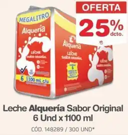 Makro Alquería leche sabor original oferta
