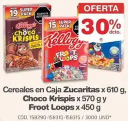 Makro Zucaritas cereales en caja oferta