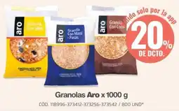 Makro Aro granolas oferta