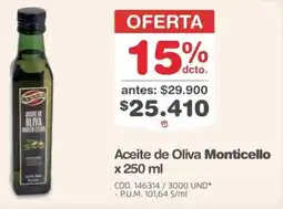 Makro Monticello aceite de oliva oferta