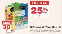 Makro Mr tea y hit refrescos oferta